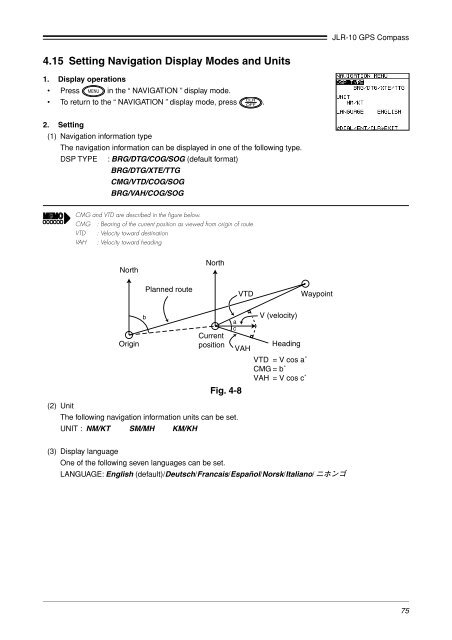 JLR-10 Instruction Manual.pdf - Echomaster Marine Ltd.