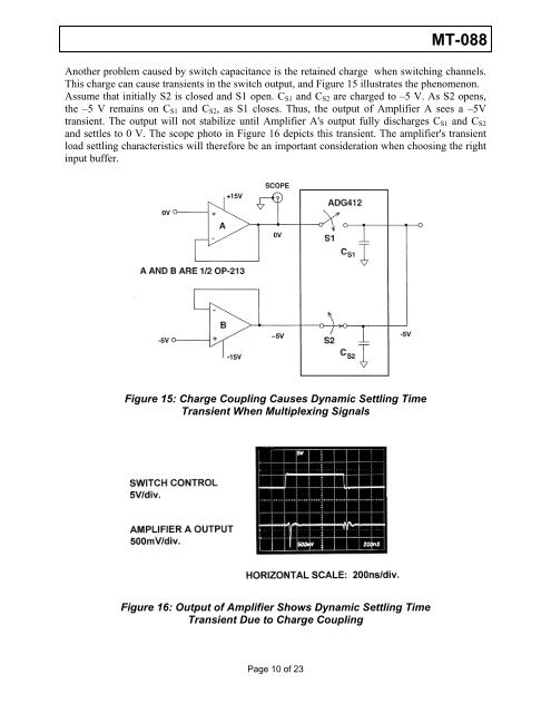 MT-088: Analog Switches and Multiplexers Basics
