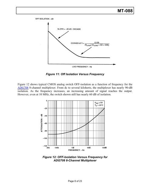 MT-088: Analog Switches and Multiplexers Basics