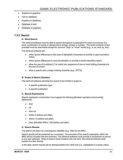 ELECTRONIC PUBLICATIONS STANDARD