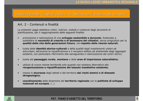 Caratteristiche e Procedure - Comune di Lendinara