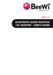 BLUETOOTH AUDIO RECEIVER /HF ADAPTER USER'S GUIDE ...