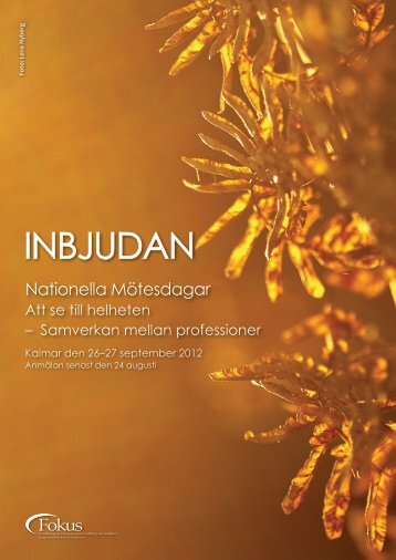 INBJUDAN - Fokus Kalmar lÃ¤n