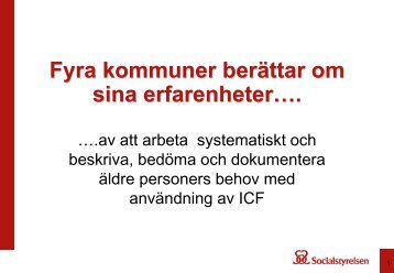 B5 Dokumentera med ICF