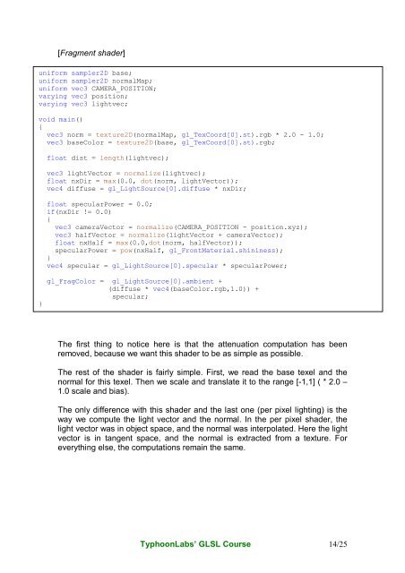 OpenGL Shading Language Course Chapter 4 â Advanced Shaders ...
