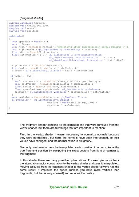 OpenGL Shading Language Course Chapter 4 â Advanced Shaders ...