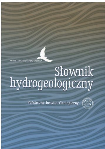 SÅownik hydrogeologiczny