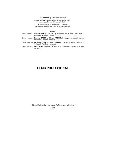 LEXIC PROFESIONAL - Lexicool