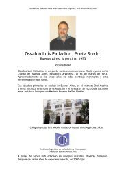 Osvaldo LuÃ­s Palladino. Poeta Sordo. - cultura Sorda
