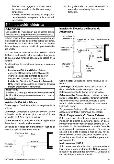 FISH4200 manual (En+Sp+Po).pmd - Navman Marine