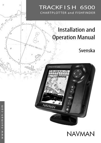 Installation and Operation Manual - Navman Marine