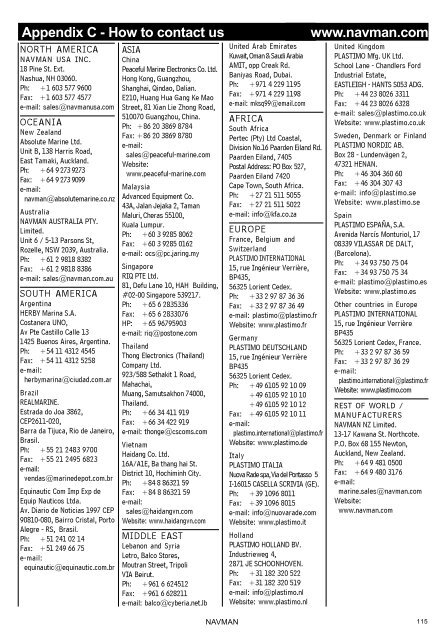 FISH 4100 & 4150 manual (Du+Ge+It+Sw+Fi).pmd - Navman Marine