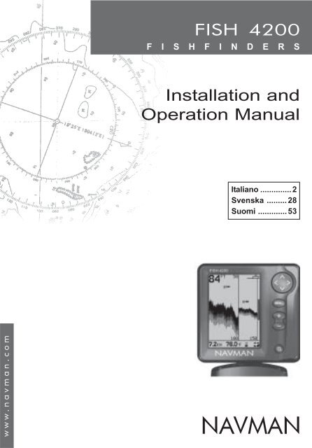 ECOSCANDAGLI FISH 4200 Manuale per l ... - Navman Marine