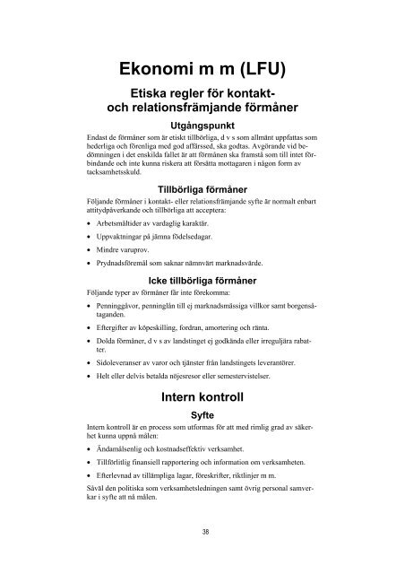 Landstingets gemensamma regler & riktlinjer 2008 - Norrbottens ...