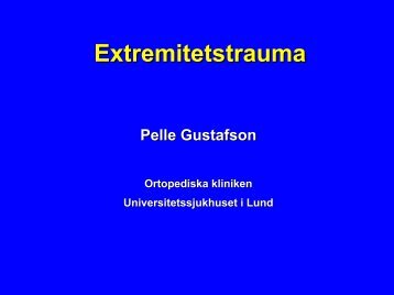 Extremitetstrauma