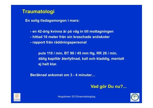 Traumatologi