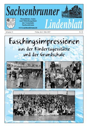 Faschingsimpressionen - Gemeinde Sachsenbrunn