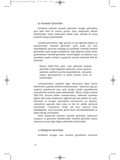 Ä°nternet PortallarÄ±nÄ±n Grafik TasarÄ±m AÃ§Ä±sÄ±ndan Ä°ncelenmesi