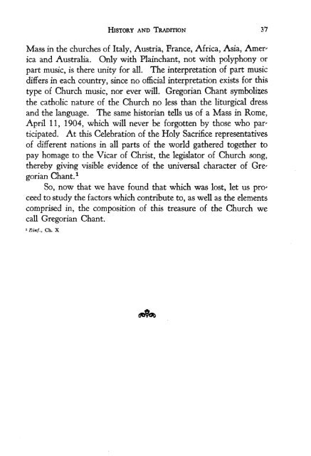 The Spirit of Gregorian Chant - Church Music Association of America
