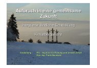 PrÃ¤sentation der Kreuzbergallianz - Gemeinde Sandberg