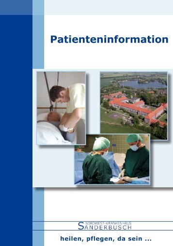 Patienteninformation - Nordwest Krankenhaus Sanderbusch