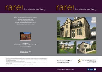 Moorlands Hall & Mews - Sanderson Young