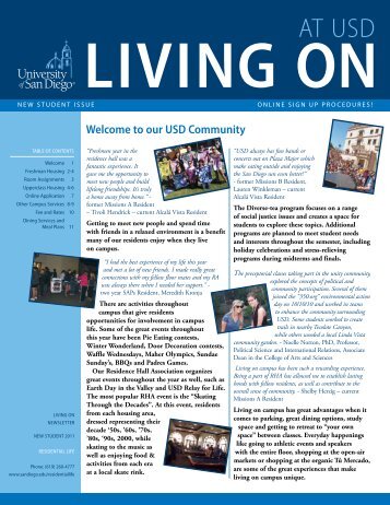 Our USD Community - University of San Diego