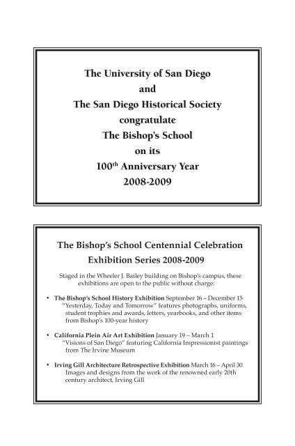 Complete Journal Issue - San Diego History Center