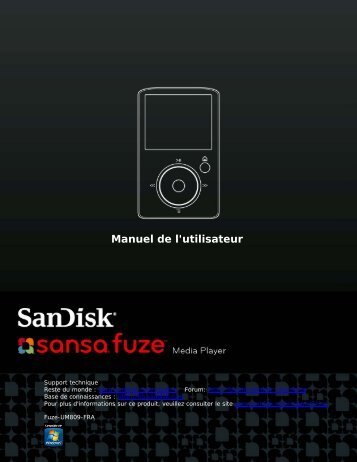 Manuel de l'utilisateur - SanDisk