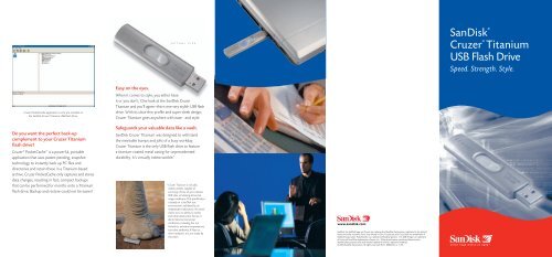 SanDisk® Cruzer® Titanium USB Flash Drive