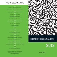 XX PREMI COLUMNA JOVE