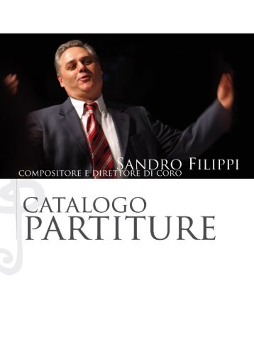 catalogo partiture - Sandro Filippi