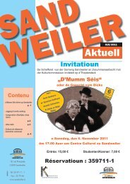 Aktuell - Sandweiler