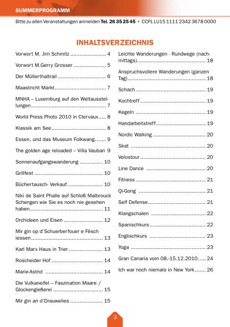 SUMMERPROGRAMM - Sandweiler