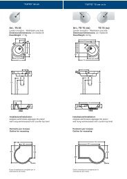 Art.: TA 50 Art.: TD 75 (dx) TS 75 (sx)