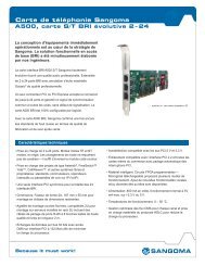 Carte de tÃ©lÃ©phonie Sangoma