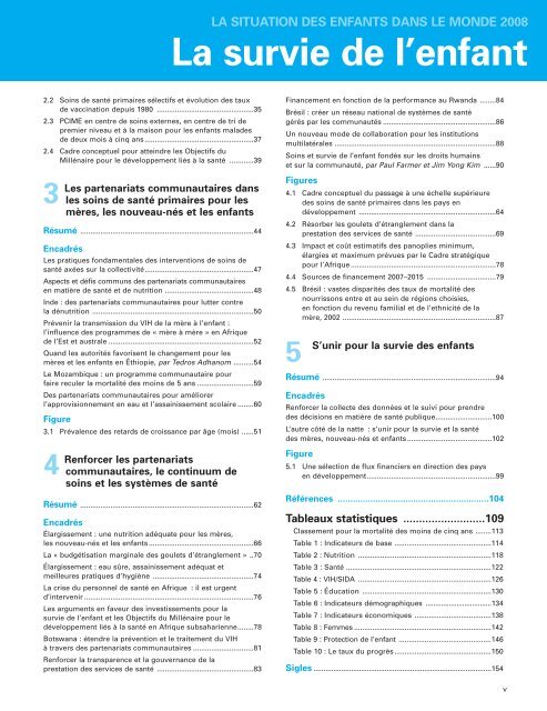 Situation des enfants dans le monde 2008 - Sangonet