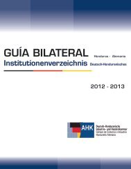 GUÃA BILATERAL - AHK Honduras