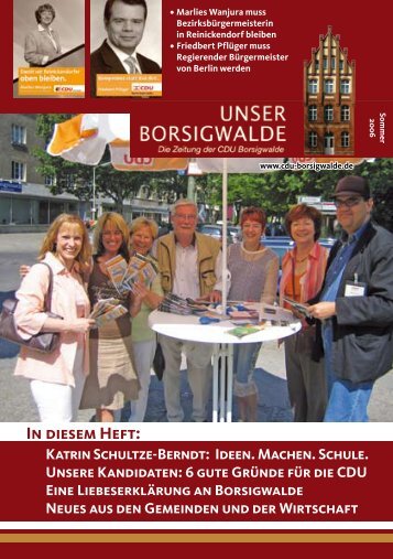 Unser Borsigwalde, Ausgabe 5, Sommer 2006 - Emine DemirbÃ¼ken ...