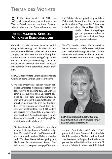 Unser Borsigwalde, Ausgabe 5, Sommer 2006 - Emine DemirbÃ¼ken ...