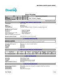 Oxivir Tb (CAN) - MSDS