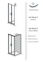 linie vertical ii pendeltür linie vertical ii pendeltür/wand - Saniku