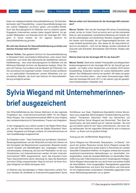 Ausgabe 05 I 2010 - Elektro-innung-rs.de