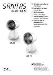 SIL 06 – SIL 16 - Sanitas