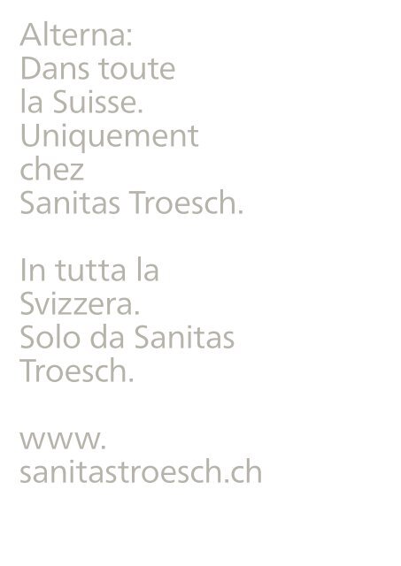 day by day collection - Sanitas Troesch AG