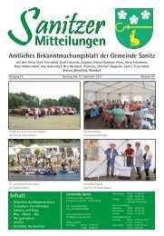 Mitteilungen Mitteilungen - Sanitz