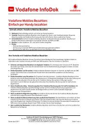 Infodok 100 Preisliste Fur Vodafone Mobilfunk Handy Mit Vertrag
