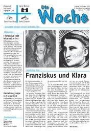 Franziskus und Klara