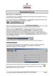 Quartalsabrechnung - CompuMED M1