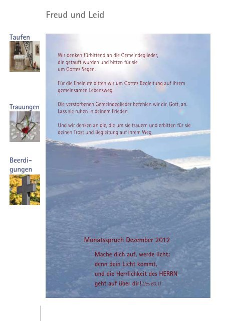 Gemeindebote Dezember 2012 / Januar 2013 - Kirchengemeinde St ...